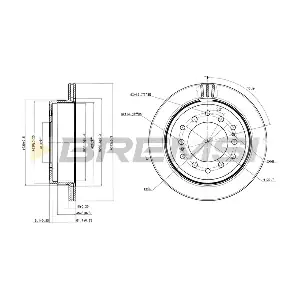 BREMSI CD7743V