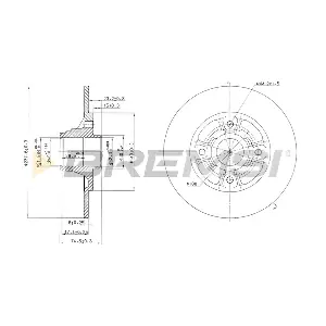 BREMSI CD6333S