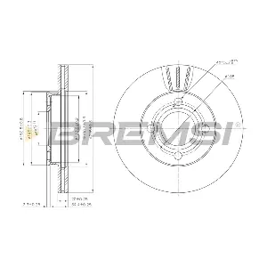 BREMSI CD6256V