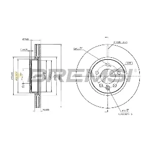 BREMSI CD9043V