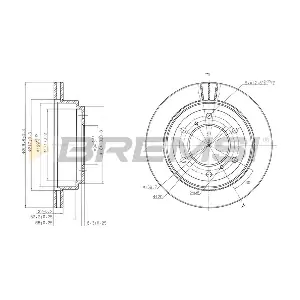BREMSI CD7385V