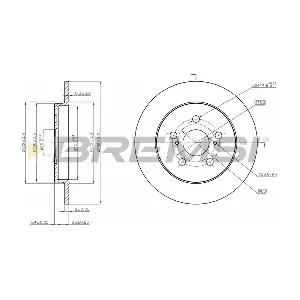 BREMSI CD7875S