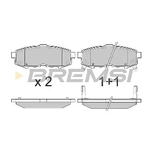 BREMSI BP3233