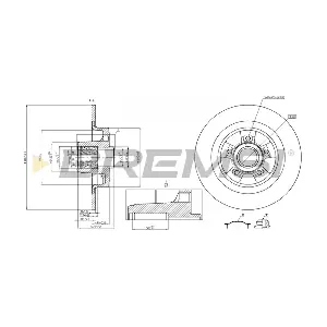 BREMSI CD8264S