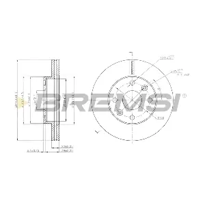 BREMSI CD7391V