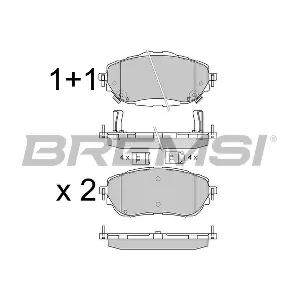 BREMSI BP3537