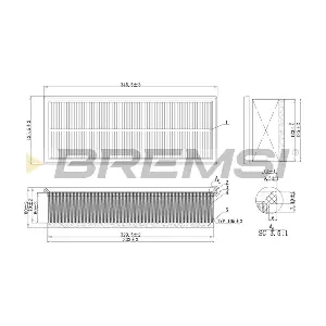 BREMSI FA1237