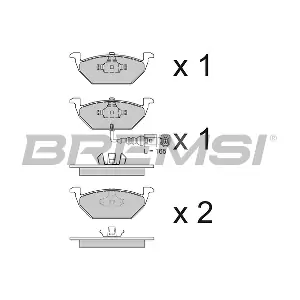 BREMSI BP2848