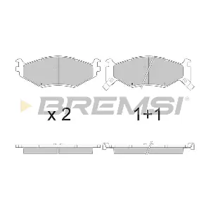 BREMSI BP2629