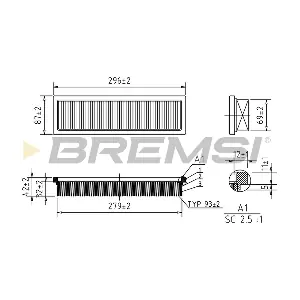FA1658 BREMSI