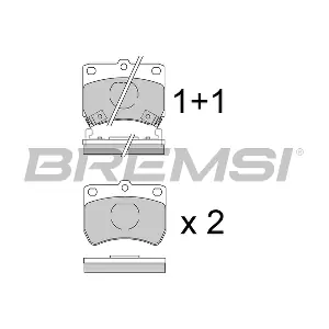 BREMSI BP2429