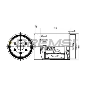 BREMSI FL1302