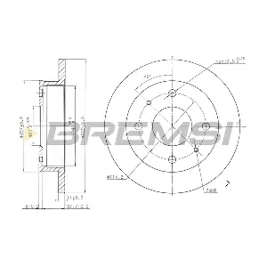 CD7077S BREMSI