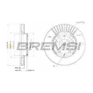 BREMSI CD6738V