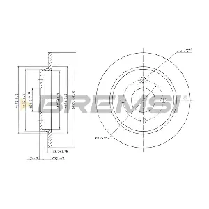 BREMSI CD6281S