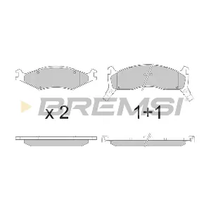 BREMSI BP2772