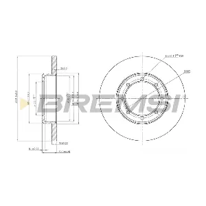 BREMSI CD7977S