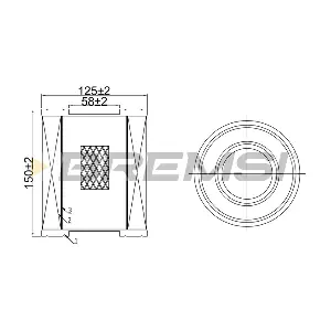 BREMSI FA1071