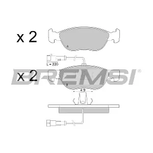 BREMSI BP2677