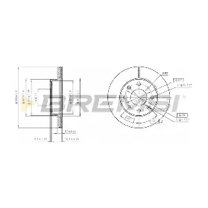BREMSI CD6571V