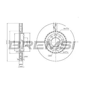 BREMSI CD7449V