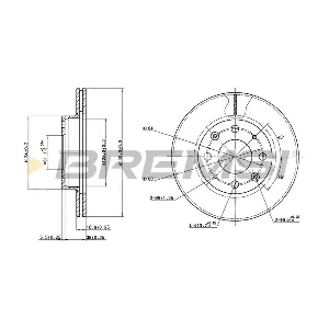 BREMSI CD6152V