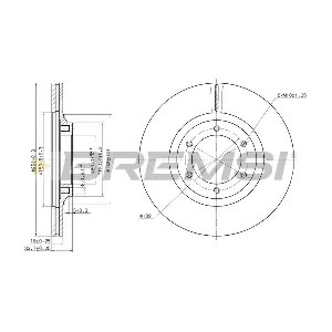 BREMSI CD6356V
