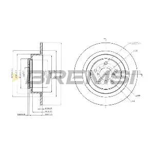 BREMSI CD7647S