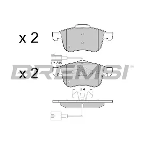 BREMSI BP3443