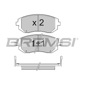 BREMSI BP3158
