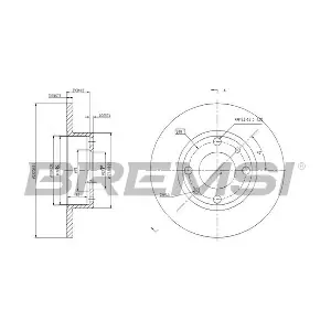 BREMSI CD6083S