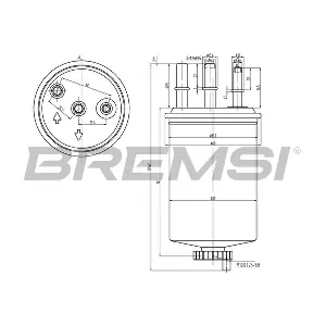 BREMSI FE0828