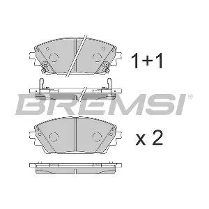 BREMSI BP3861