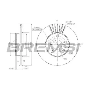 BREMSI CD7216V