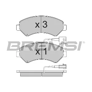 BREMSI BP3323
