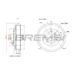 BREMSI CR5686