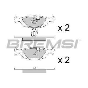 BREMSI BP2456