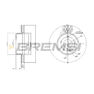 CD7330V BREMSI