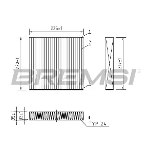 BREMSI FC0973C