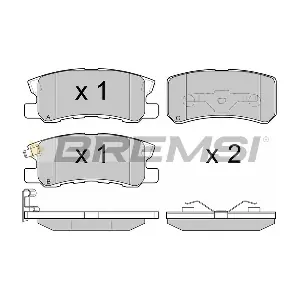 BREMSI BP2965