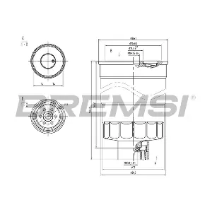 BREMSI FE0789