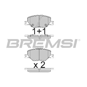 BREMSI BP3835