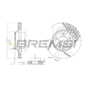 BREMSI CD7408VLS