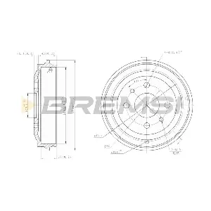 BREMSI CR5044