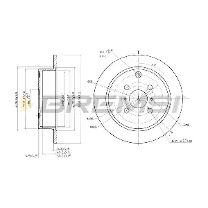 BREMSI CD7417S