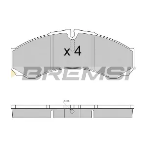 BREMSI BP2925TR