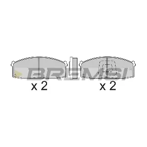 BREMSI BP2199