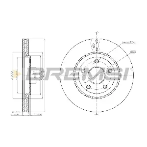 BREMSI CD8216V