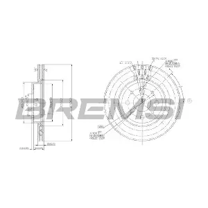 BREMSI CD6521V