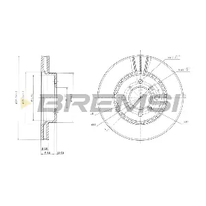 BREMSI CD6511V